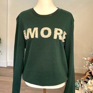 Endless Rose Green Amore Sweatshirt